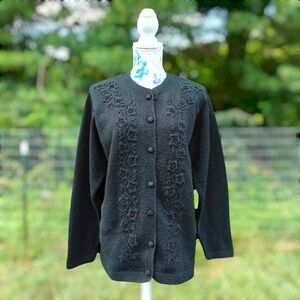 Vtg Carriage Court Knit Sweater